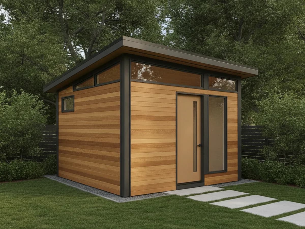 Modern Shed backyard office studio