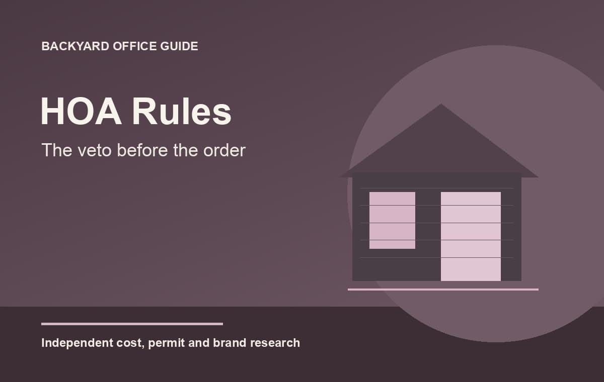 Backyard Office HOA Rules: The Veto Buyers Forget