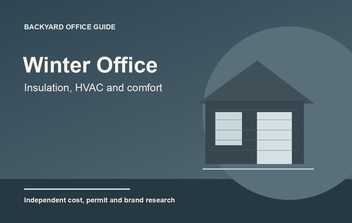 Backyard Office in Winter: Insulation, HVAC and Comfort
