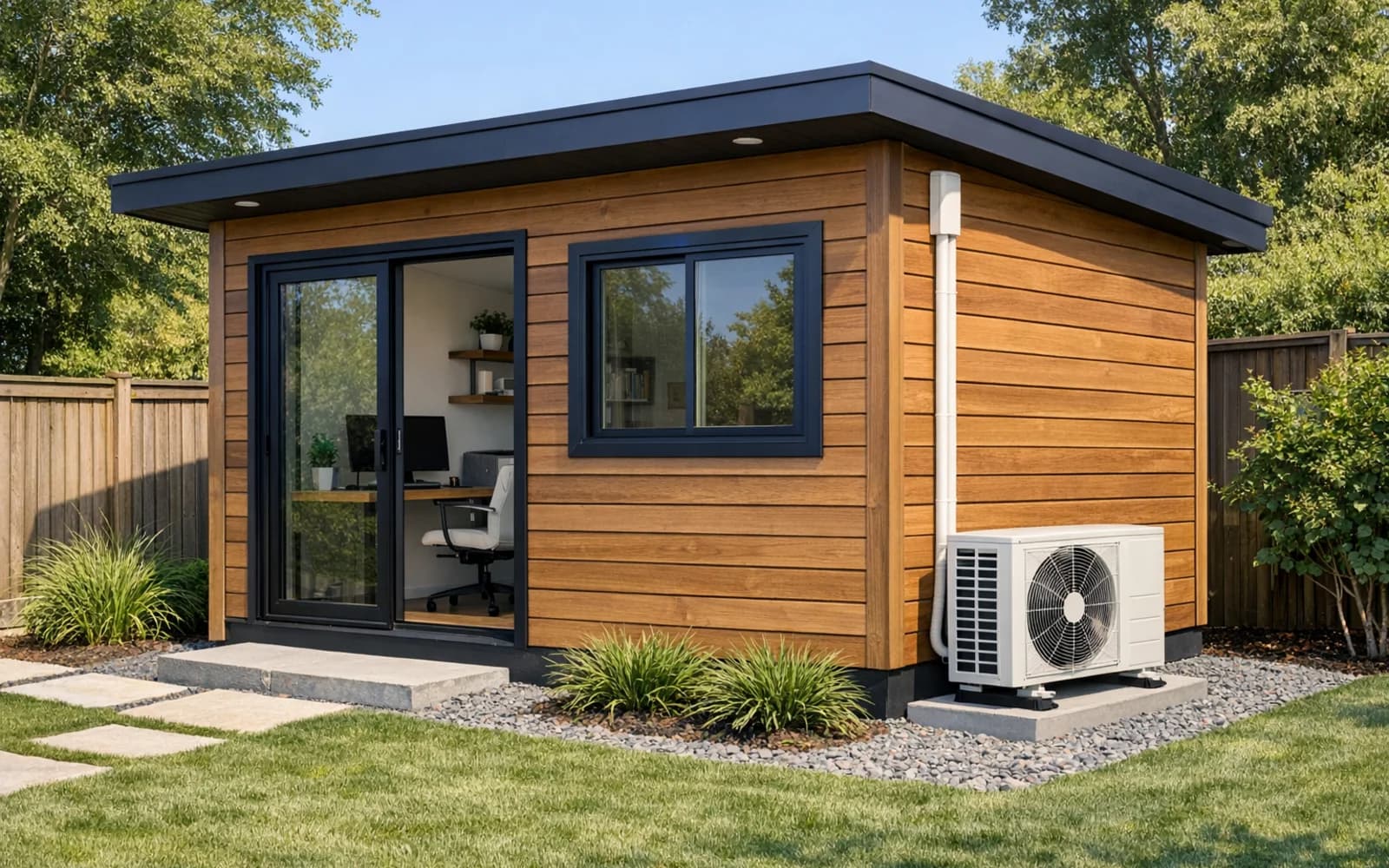 Backyard Office Mini-Split Guide: Heating and Cooling the Room