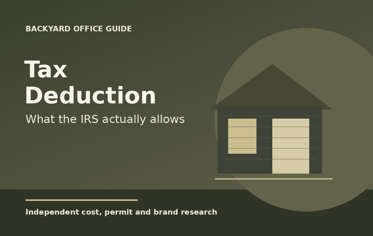 Can You Deduct a Backyard Office on Your Taxes?