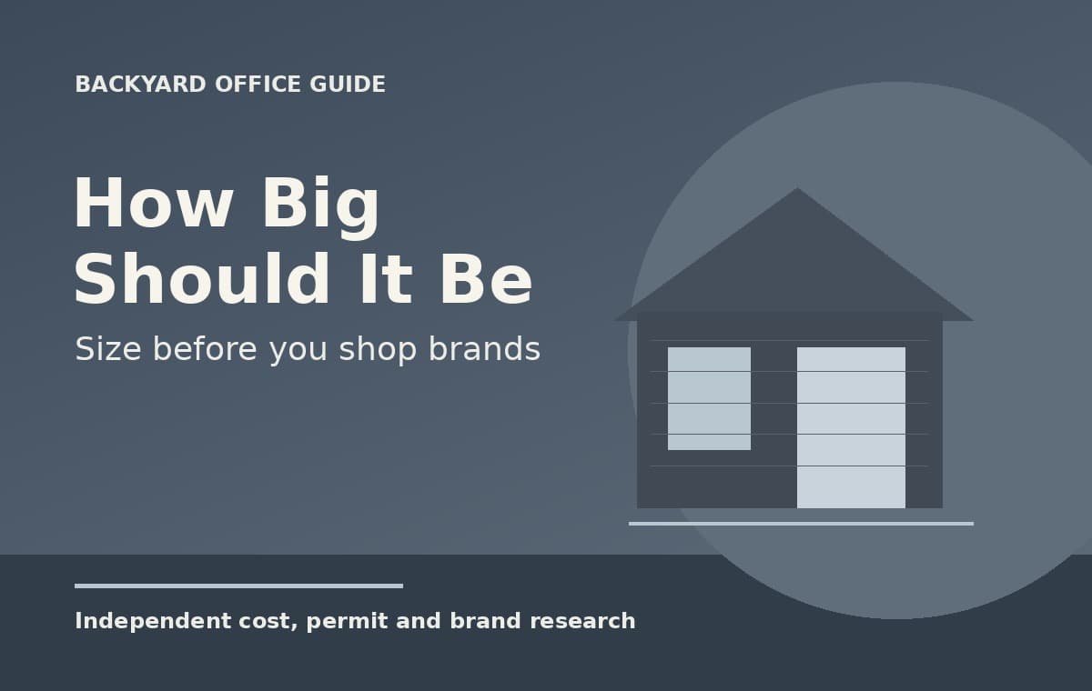 How Big Should a Backyard Office Be?